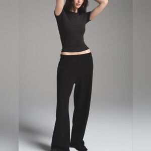 NWT SKIMS Cotton Fleece Classic Straight Leg